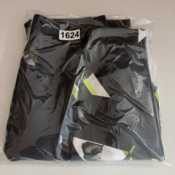 Lane Bryant Plus A-Line Pleated Midi Skirt Black White Green Abstract Floral 18 - Picture 9 of 9